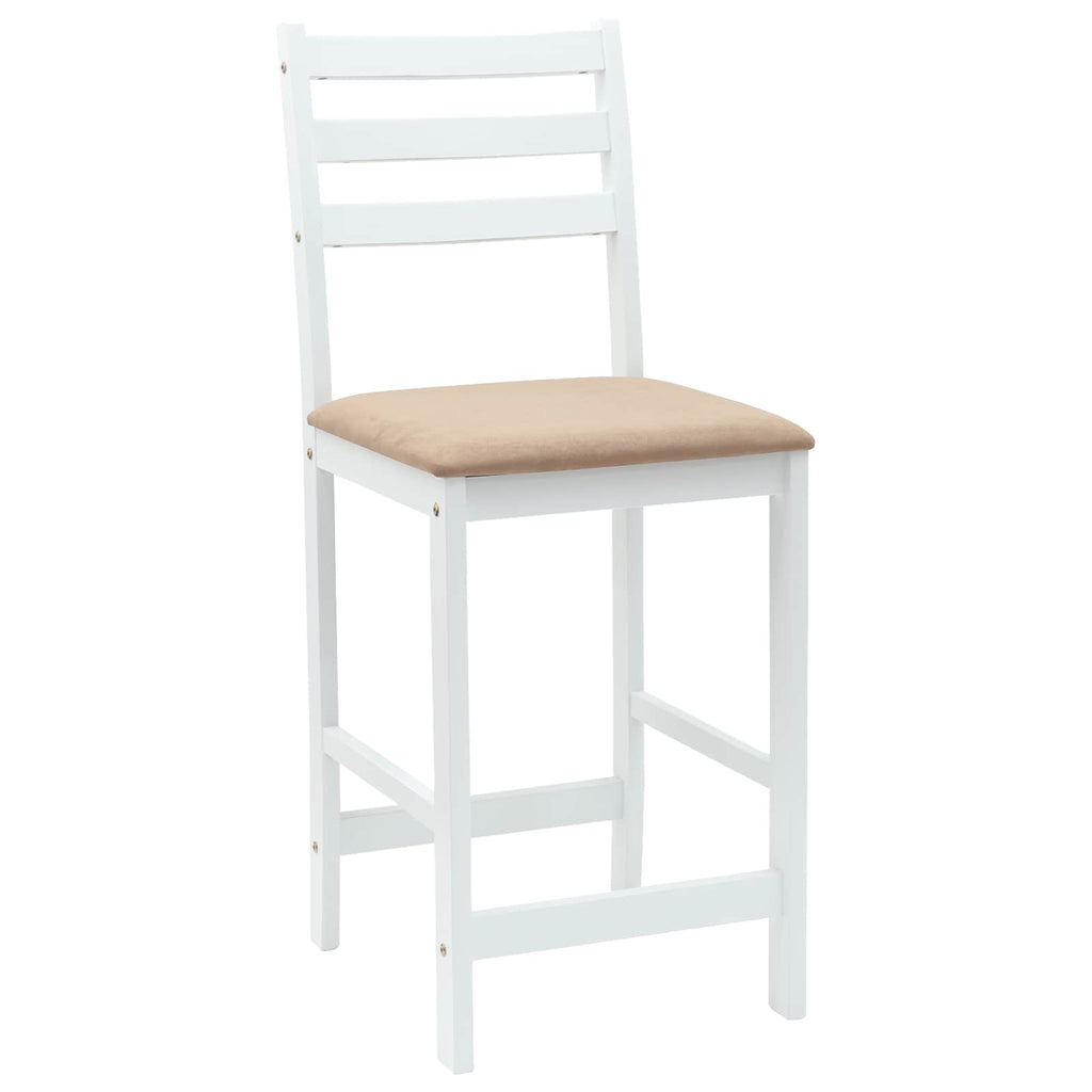 Esszimmerstühle 2 pcs Weiß 40 x 47,5 x 99,5 cm