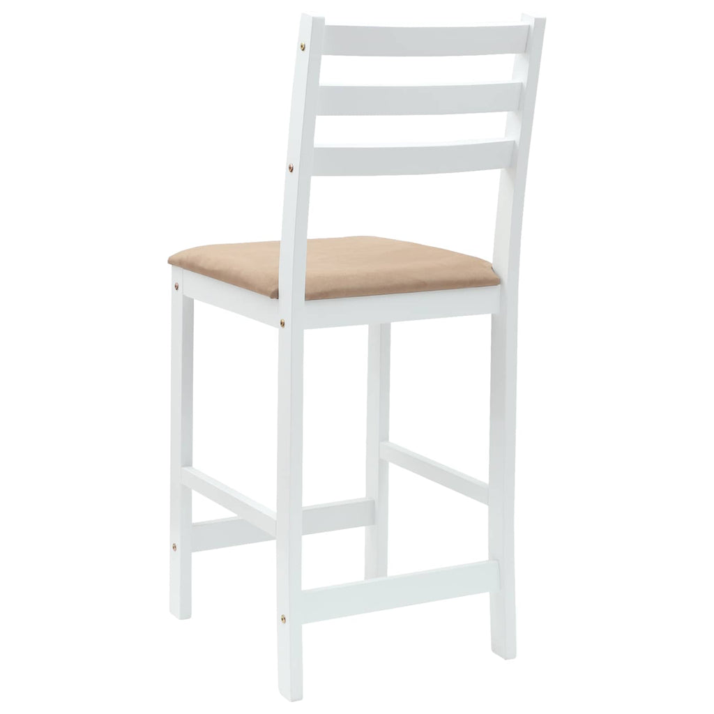 Esszimmerstühle 2 pcs Weiß 40 x 47,5 x 99,5 cm