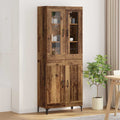 Highboard Altholz 69,5 x 34 x 180 cm Holzwerkstoff
