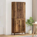 Highboard Altholz 69,5 x 34 x 180 cm Holzwerkstoff