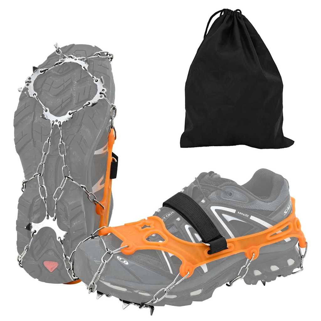 Eiskrallen für Schuhe Orange L