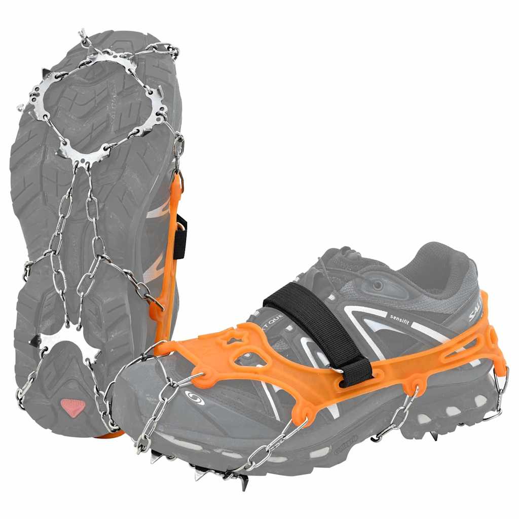 Eiskrallen für Schuhe Orange L