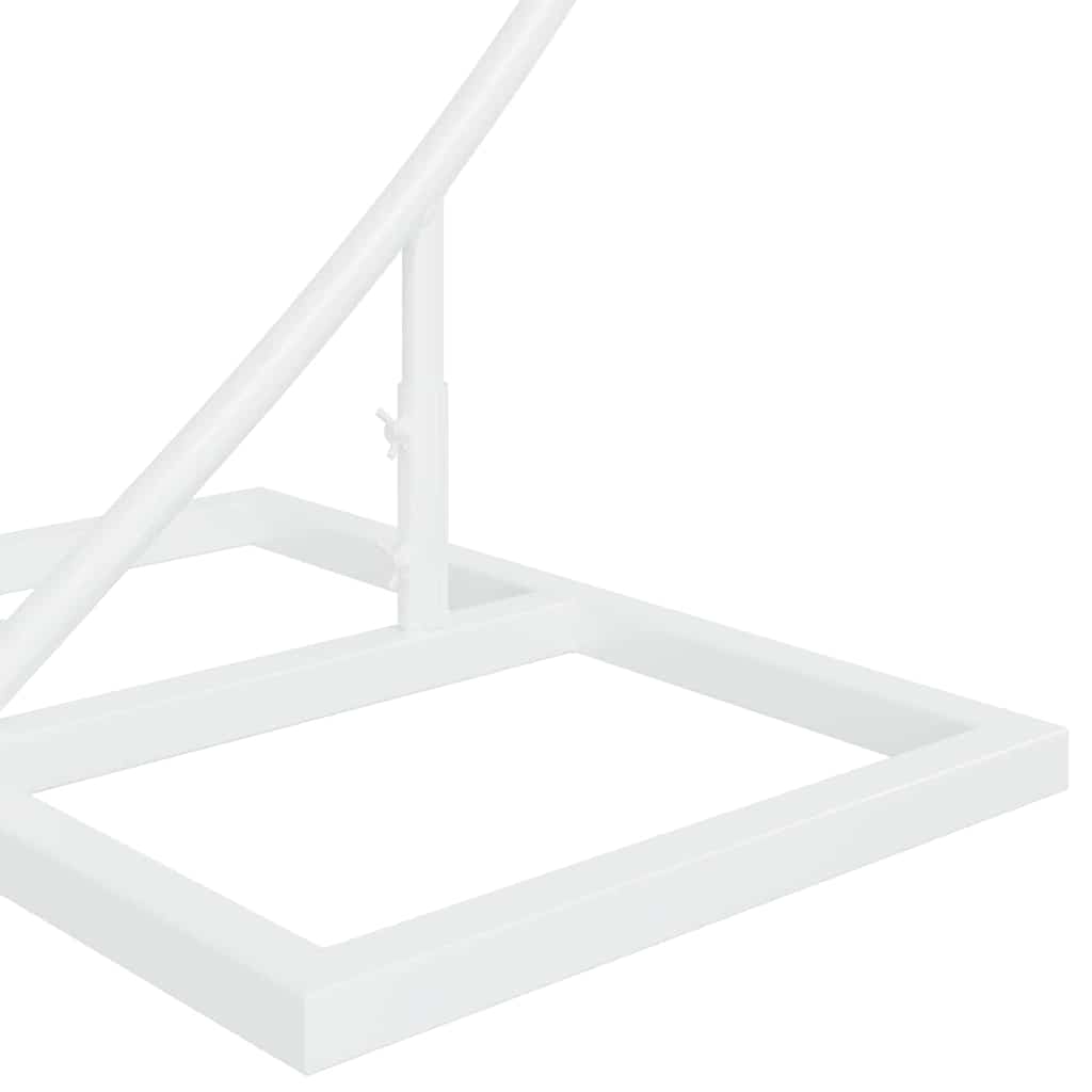 Hochzeitsbogen Weiß 220 x 45 x 200 cm Stahl