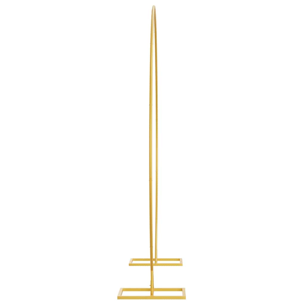 Hochzeitsbogen Gold 220 x 45 x 200 cm Stahl