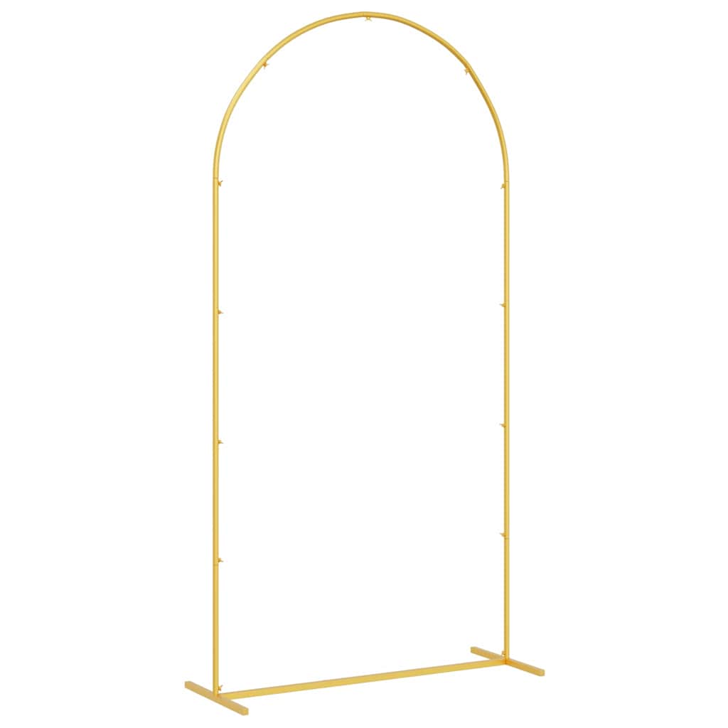 Hochzeitsbogen Gold 100 x 39 x 200 cm Stahl