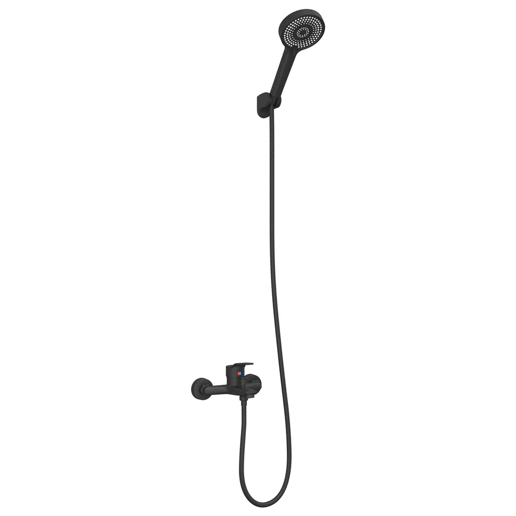 Duschkopf Set Schwarz G 1 / 2 Zoll