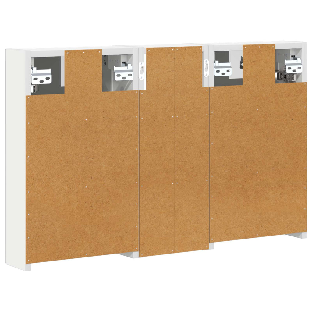 Badezimmerschrank-Set 3 pcs 80 x 10,5 x 50 cm Holzwerkstoff