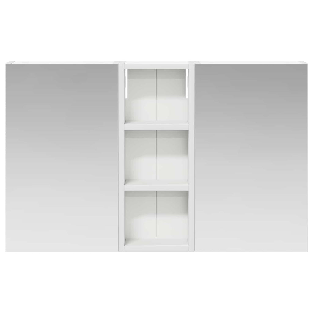 Badezimmerschrank-Set 3 pcs 80 x 10,5 x 50 cm Holzwerkstoff