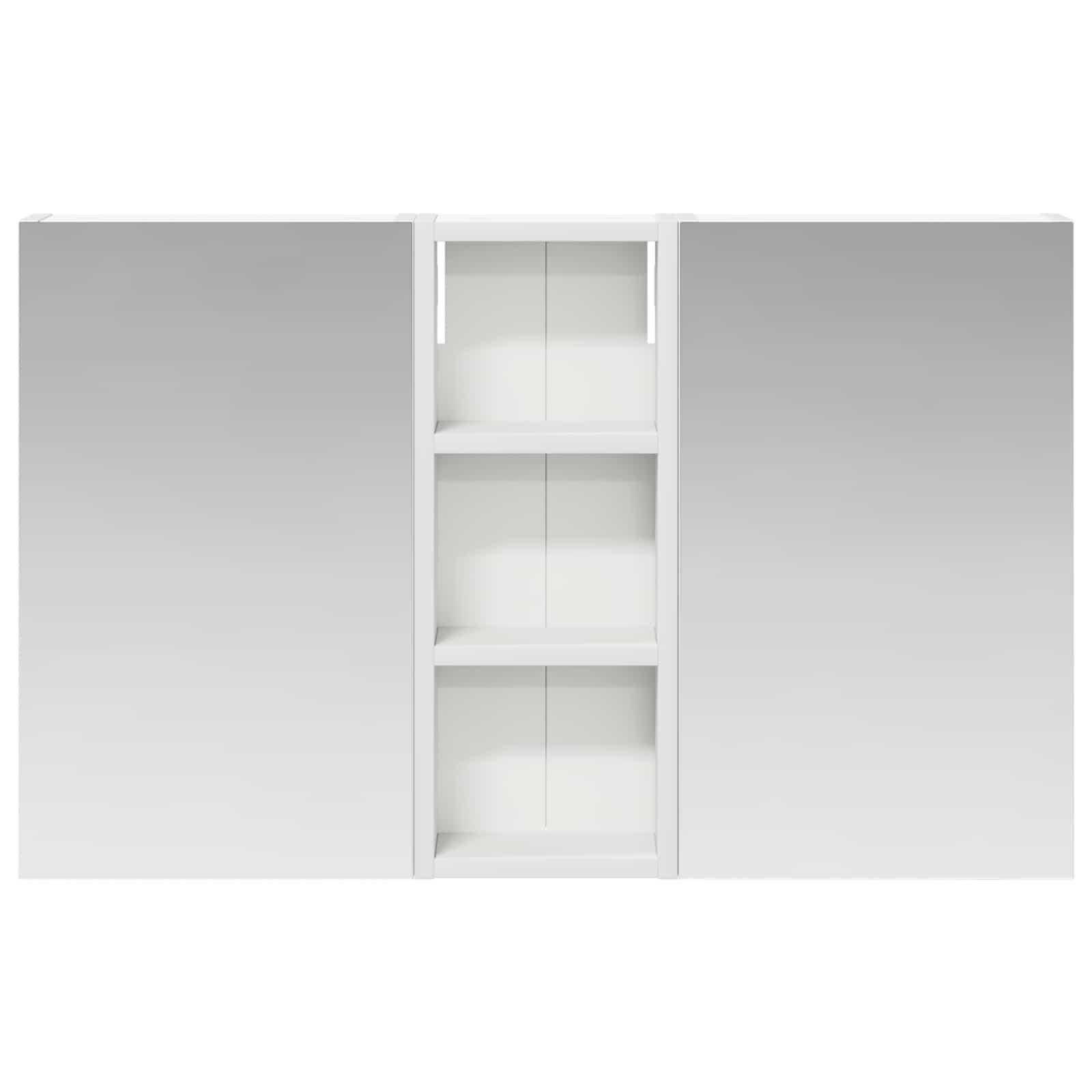 Badezimmerschrank-Set 3 pcs 80 x 10,5 x 50 cm Holzwerkstoff