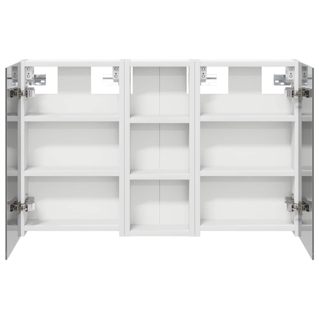 Badezimmerschrank-Set 3 pcs 80 x 10,5 x 50 cm Holzwerkstoff