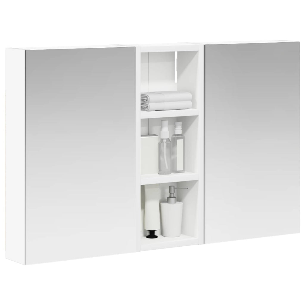 Badezimmerschrank-Set 3 pcs 80 x 10,5 x 50 cm Holzwerkstoff