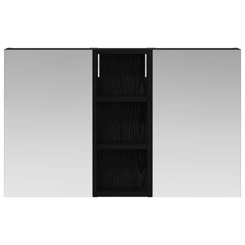 Badezimmerschrank-Set 3 pcs 80 x 10,5 x 50 cm Holzwerkstoff