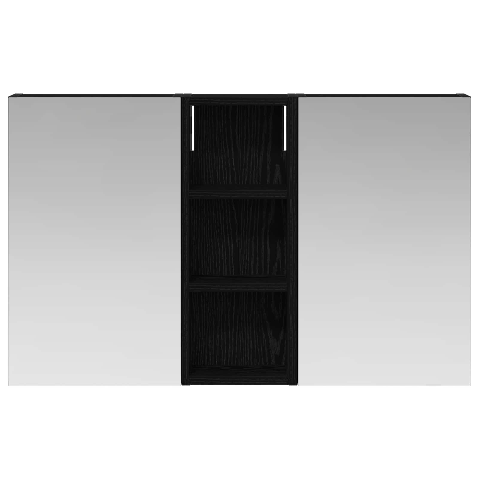 Badezimmerschrank-Set 3 pcs 80 x 10,5 x 50 cm Holzwerkstoff