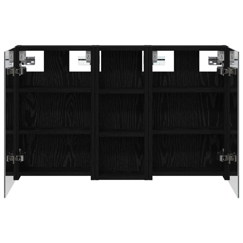 Badezimmerschrank-Set 3 pcs 80 x 10,5 x 50 cm Holzwerkstoff
