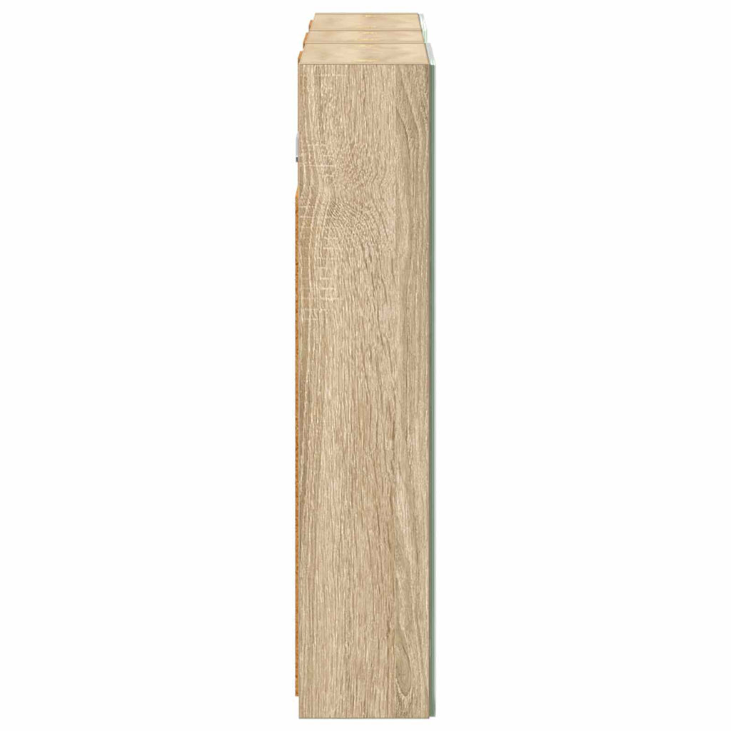 Badezimmerschrank-Set 3 pcs 80 x 10,5 x 50 cm Holzwerkstoff