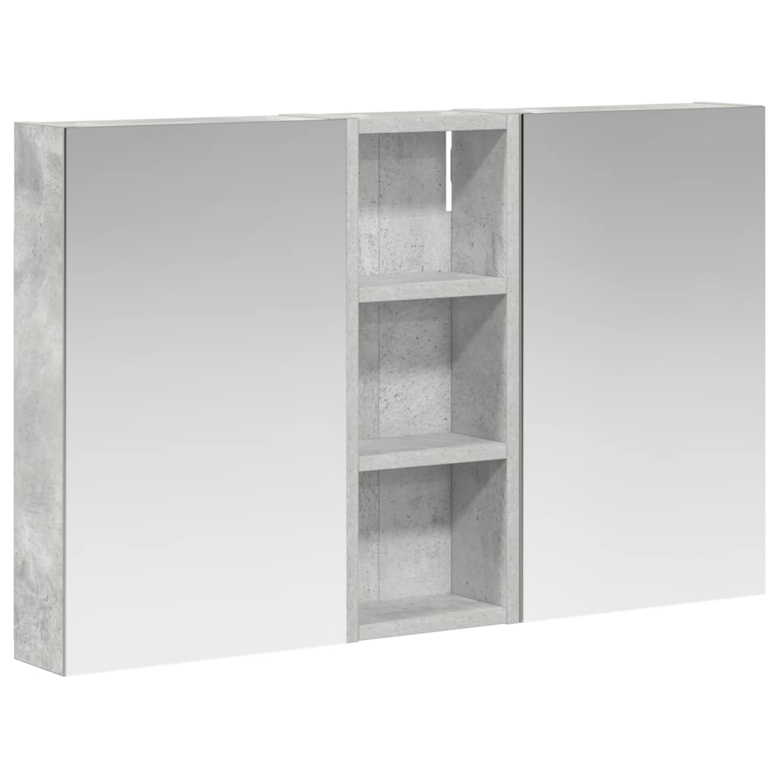 Badezimmerschrank-Set 3 pcs 80 x 10,5 x 50 cm Holzwerkstoff