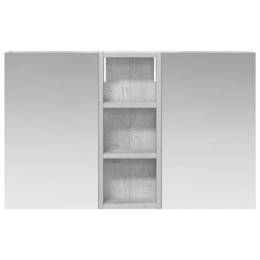 Badezimmerschrank-Set 3 pcs 80 x 10,5 x 50 cm Holzwerkstoff