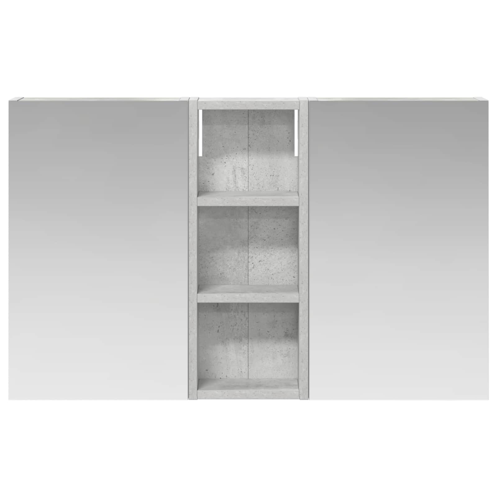 Badezimmerschrank-Set 3 pcs 80 x 10,5 x 50 cm Holzwerkstoff