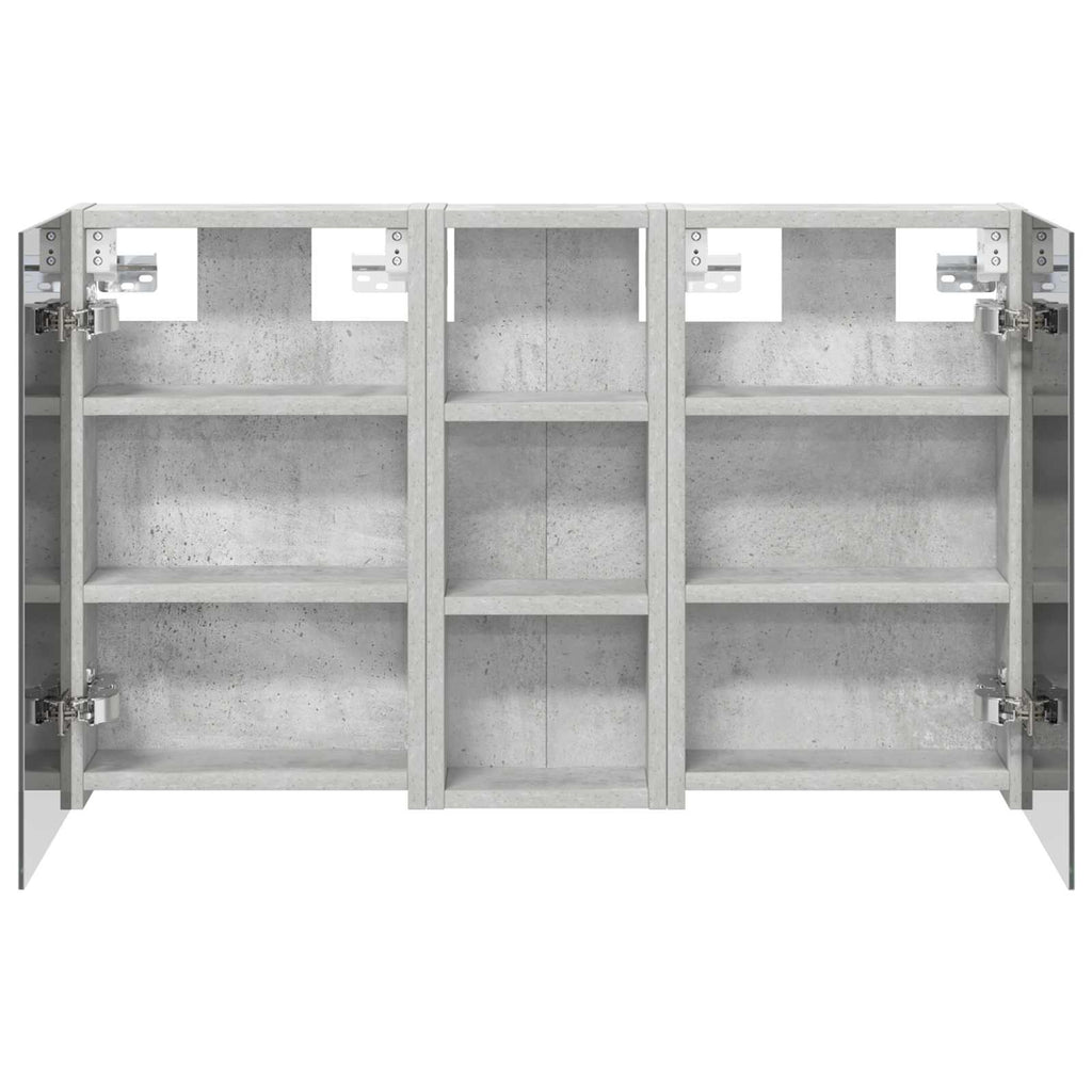 Badezimmerschrank-Set 3 pcs 80 x 10,5 x 50 cm Holzwerkstoff