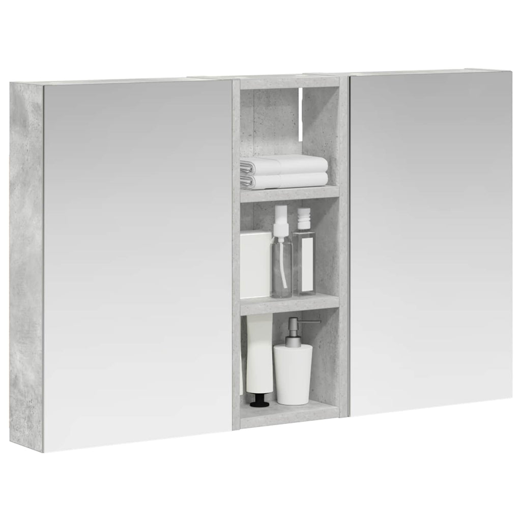 Badezimmerschrank-Set 3 pcs 80 x 10,5 x 50 cm Holzwerkstoff