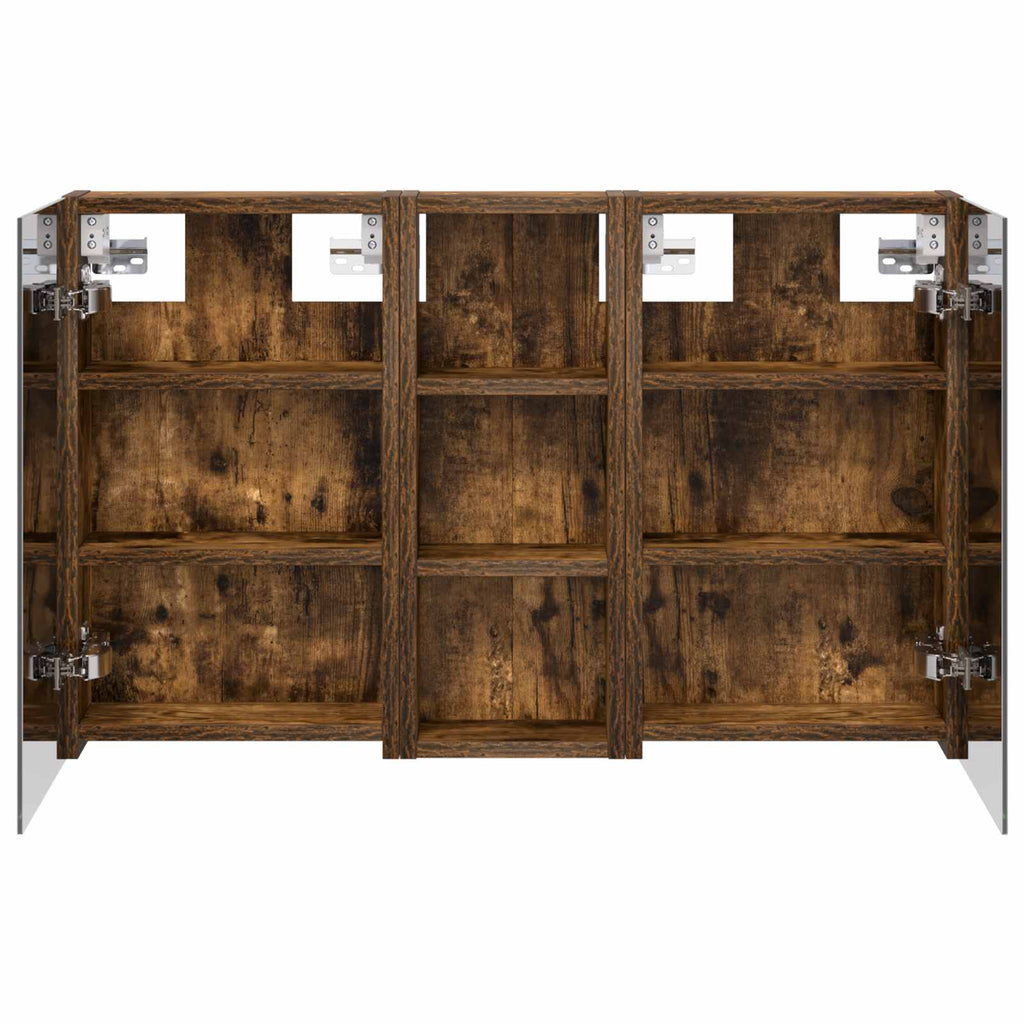 Badezimmerschrank-Set 3 pcs 80 x 10,5 x 50 cm Holzwerkstoff
