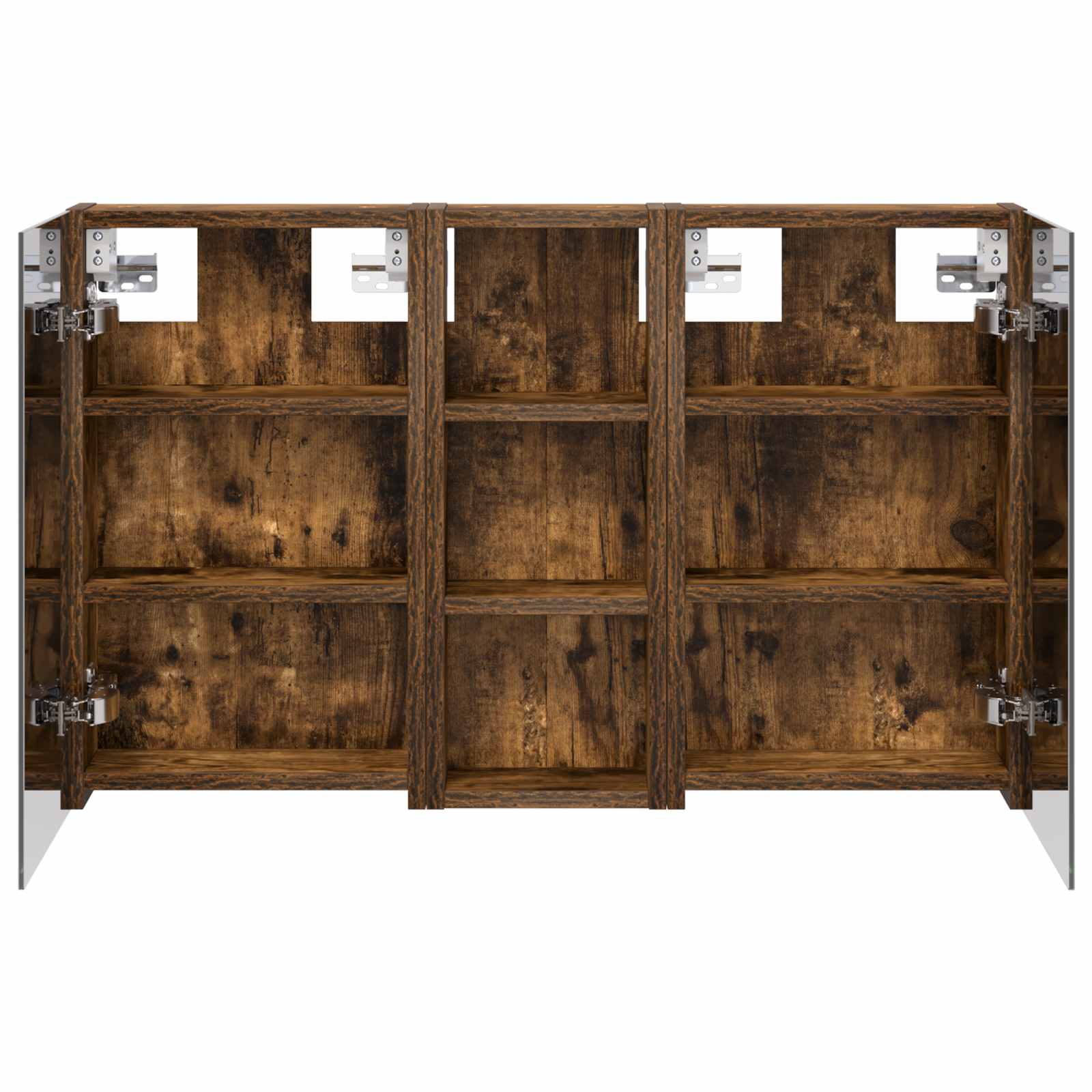 Badezimmerschrank-Set 3 pcs 80 x 10,5 x 50 cm Holzwerkstoff