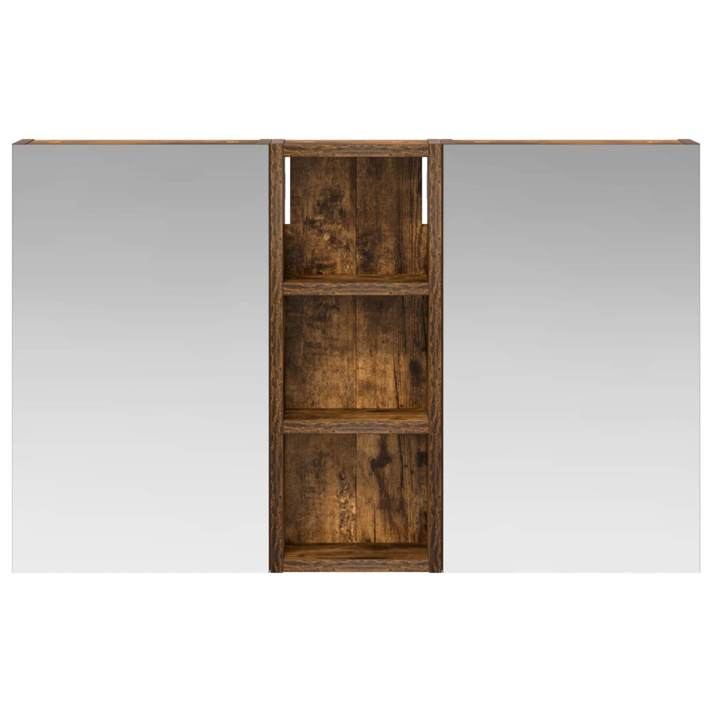 Badezimmerschrank-Set 3 pcs 80 x 10,5 x 50 cm Holzwerkstoff