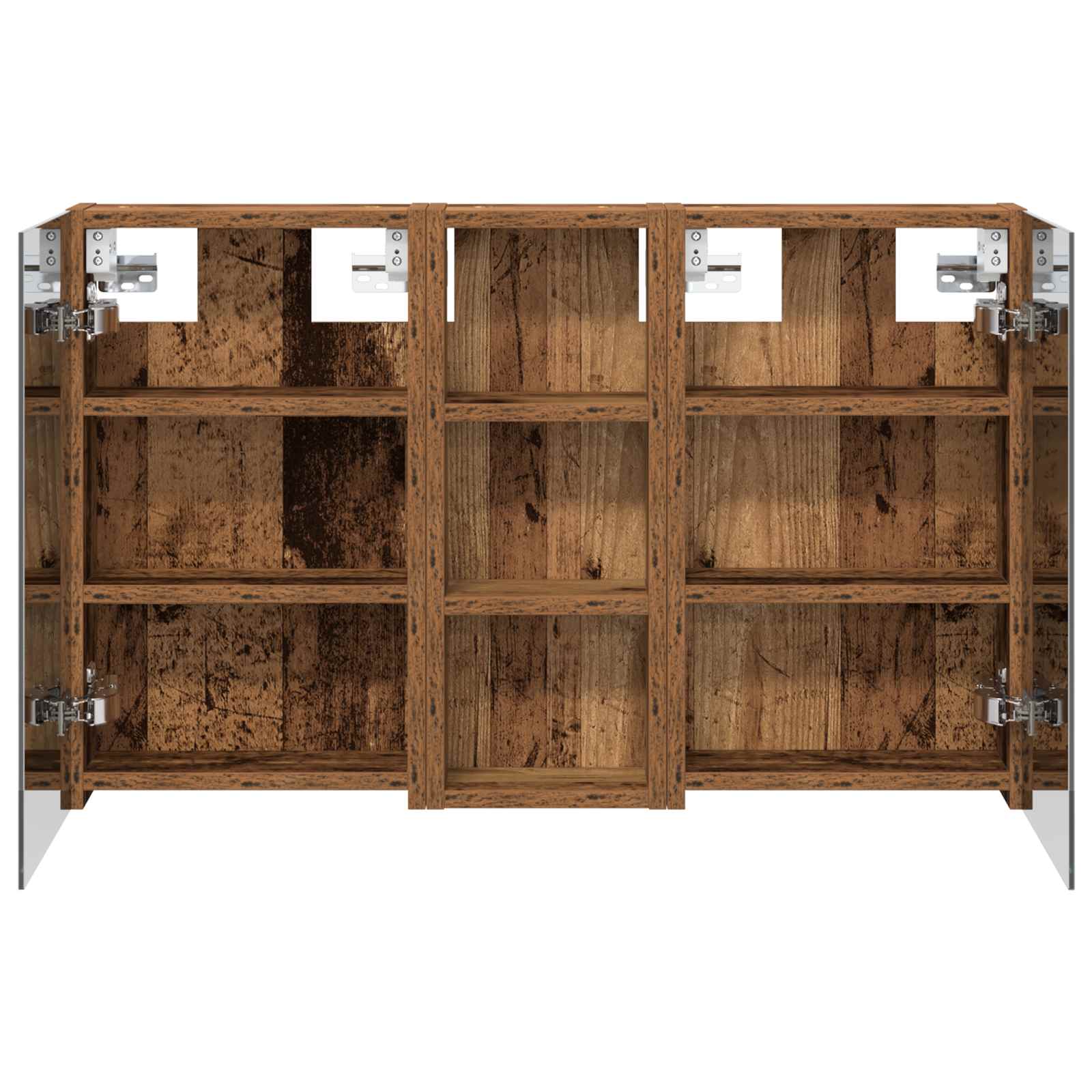 Badezimmerschrank-Set 3 pcs 80 x 10,5 x 50 cm Holzwerkstoff