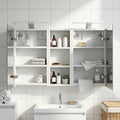 Badezimmerschrank-Set 3 pcs 80 x 10,5 x 50 cm Holzwerkstoff