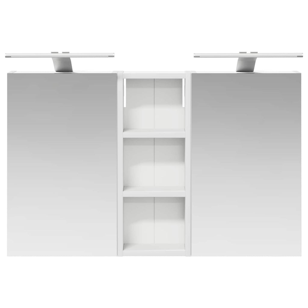 Badezimmerschrank-Set 3 pcs 80 x 10,5 x 50 cm Holzwerkstoff