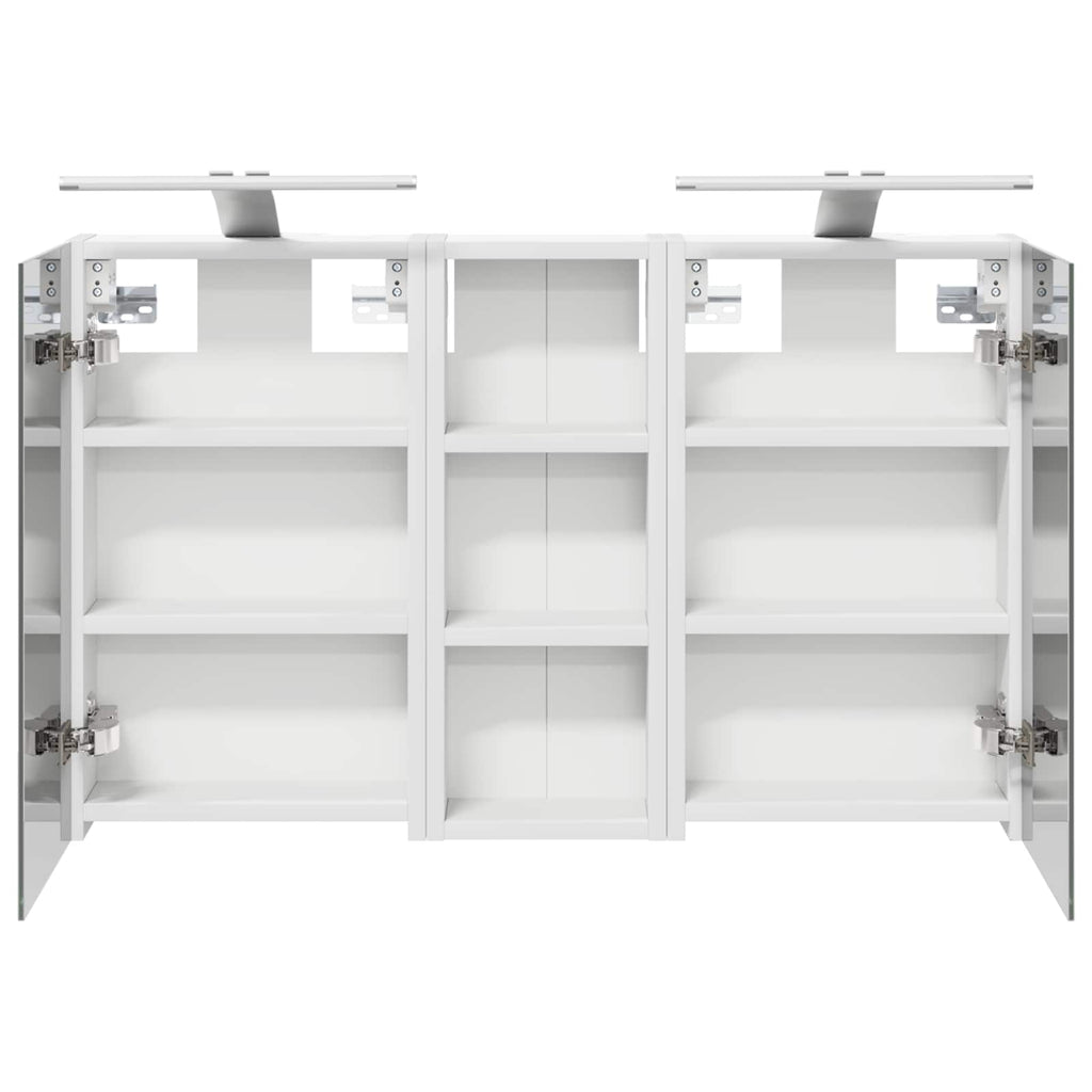 Badezimmerschrank-Set 3 pcs 80 x 10,5 x 50 cm Holzwerkstoff