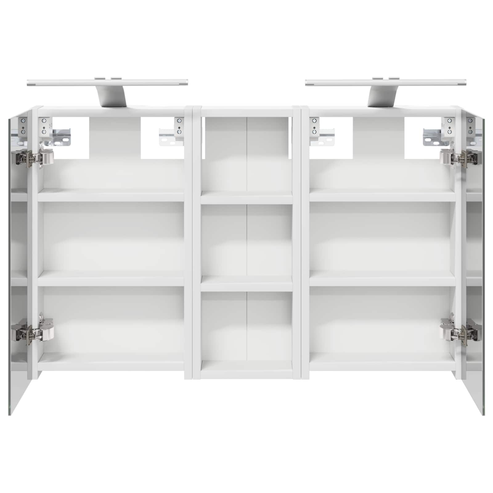 Badezimmerschrank-Set 3 pcs 80 x 10,5 x 50 cm Holzwerkstoff