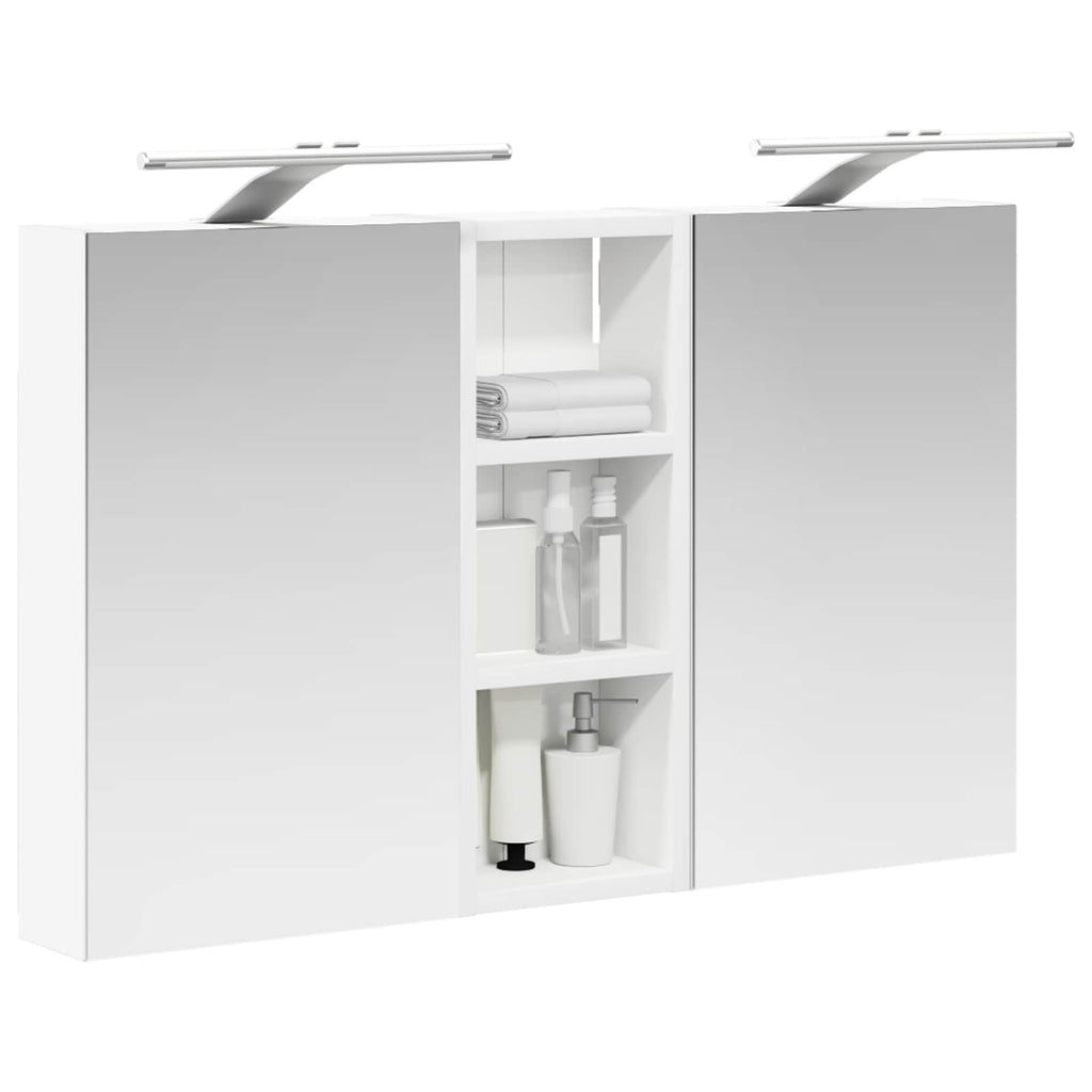 Badezimmerschrank-Set 3 pcs 80 x 10,5 x 50 cm Holzwerkstoff