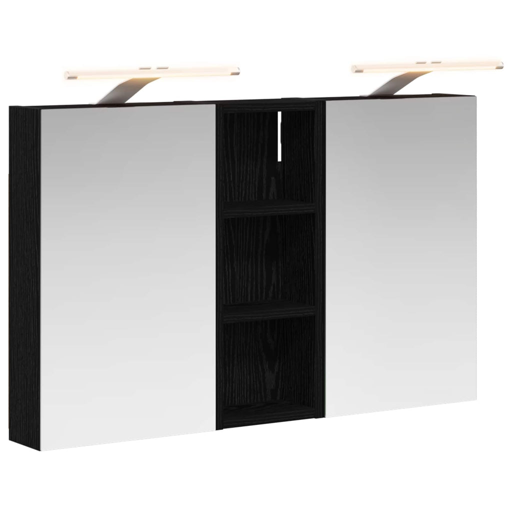 Badezimmerschrank-Set 3 pcs 80 x 10,5 x 50 cm Holzwerkstoff