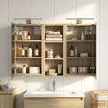 Badezimmerschrank-Set 3 pcs 80 x 10,5 x 50 cm Holzwerkstoff