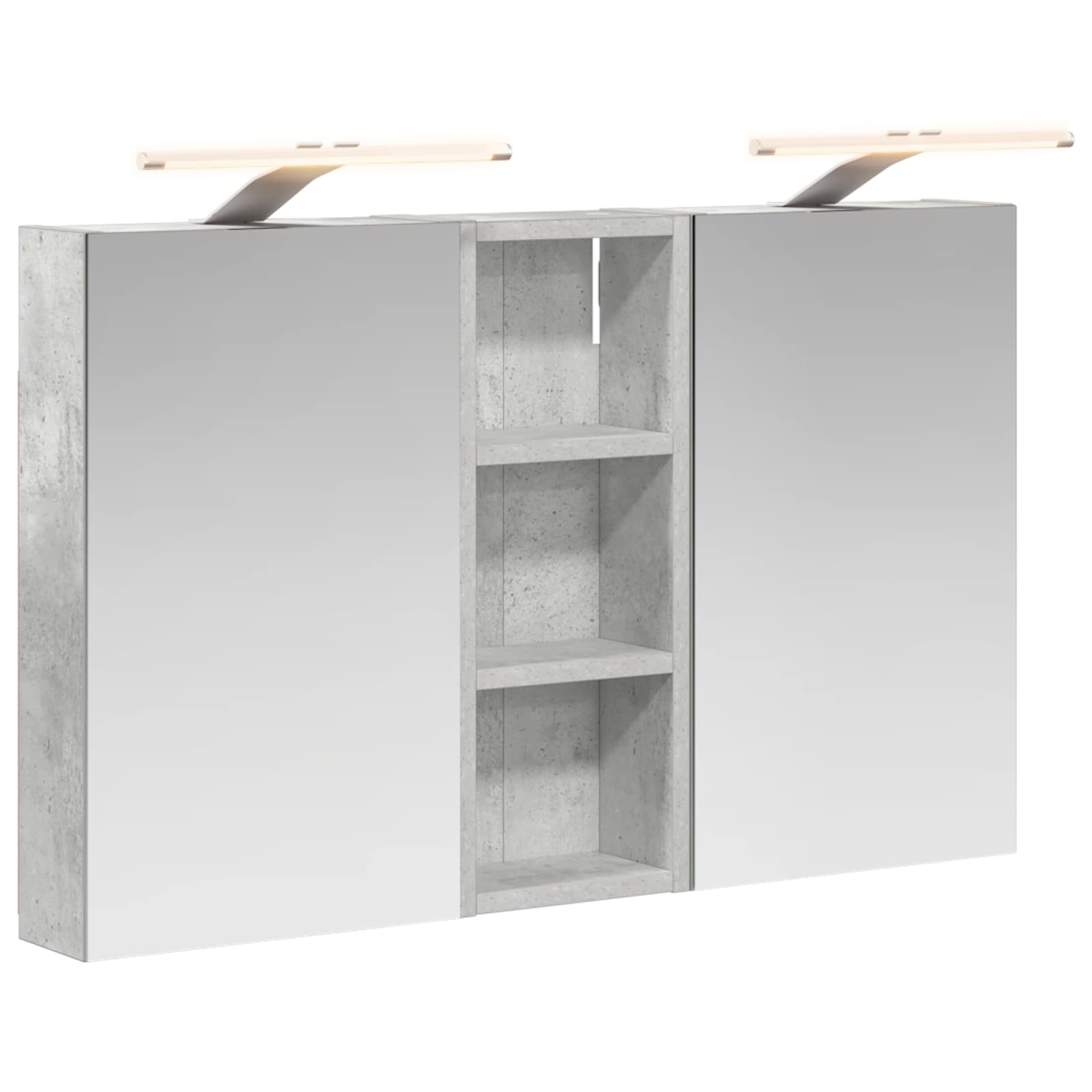 Badezimmerschrank-Set 3 pcs 80 x 10,5 x 50 cm Holzwerkstoff