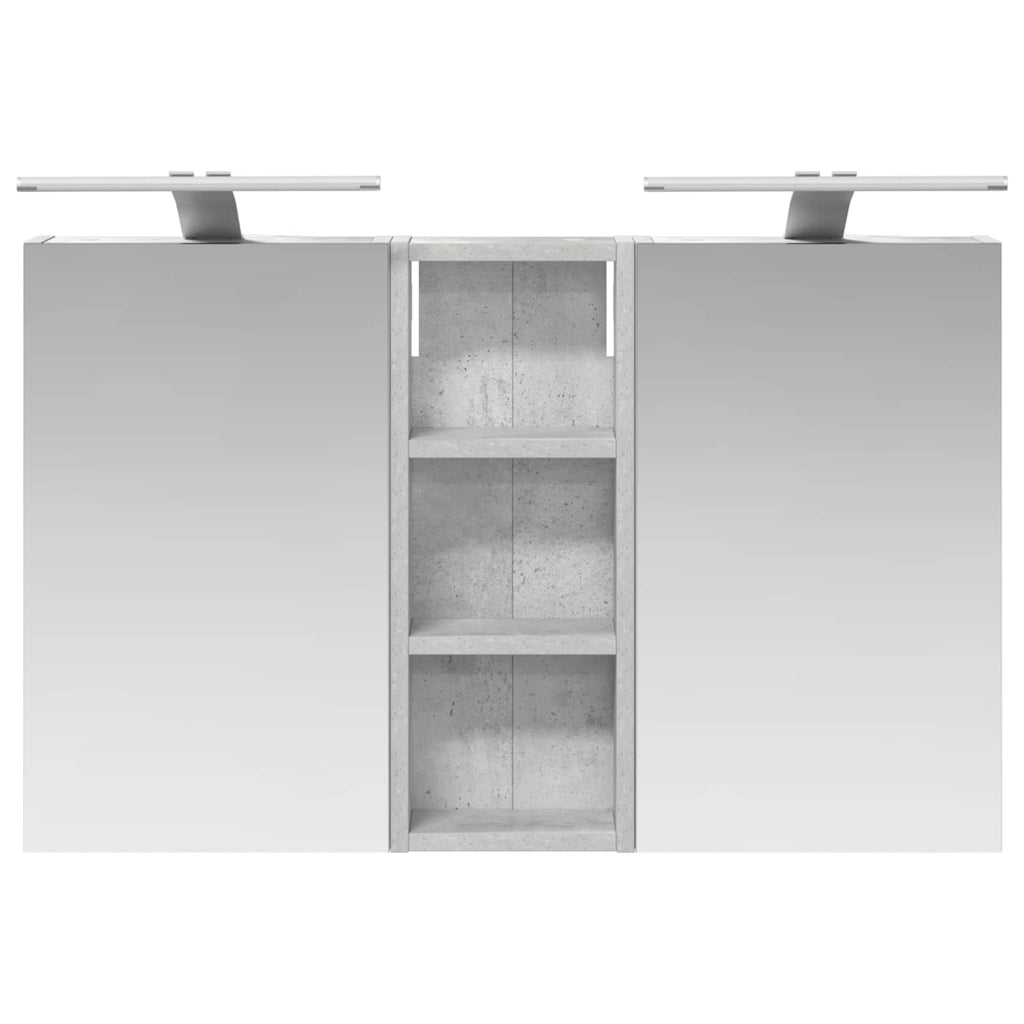 Badezimmerschrank-Set 3 pcs 80 x 10,5 x 50 cm Holzwerkstoff
