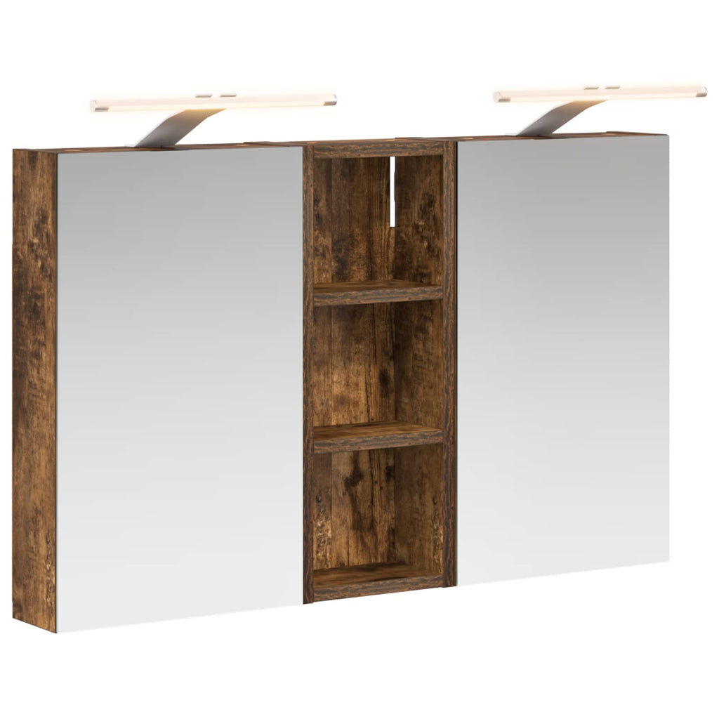 Badezimmerschrank-Set 3 pcs 80 x 10,5 x 50 cm Holzwerkstoff
