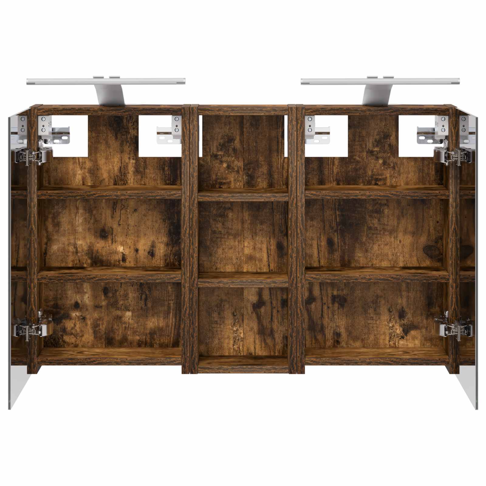 Badezimmerschrank-Set 3 pcs 80 x 10,5 x 50 cm Holzwerkstoff