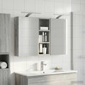 Badezimmerschrank-Set 3 pcs 80 x 10,5 x 50 cm Holzwerkstoff