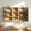 Badezimmerschrank-Set 3 pcs 80 x 10,5 x 50 cm Holzwerkstoff