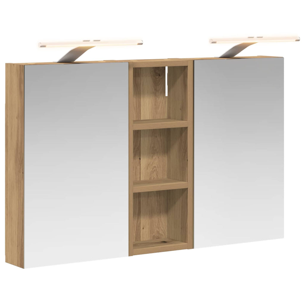 Badezimmerschrank-Set 3 pcs 80 x 10,5 x 50 cm Holzwerkstoff
