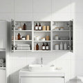 Badezimmerschrank-Set 3 pcs 90 x 10,5 x 50 cm Holzwerkstoff