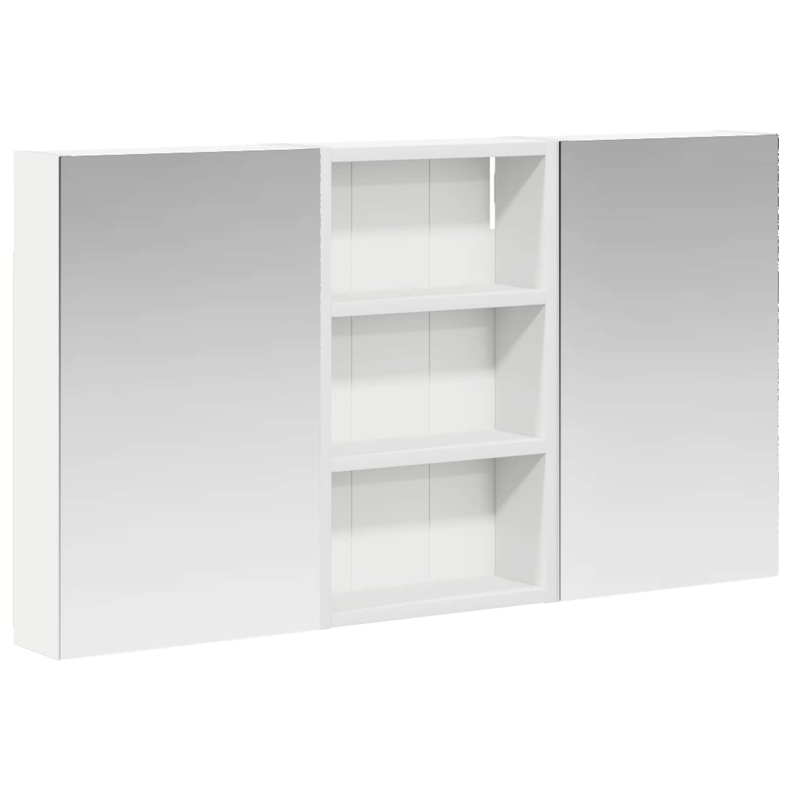 Badezimmerschrank-Set 3 pcs 90 x 10,5 x 50 cm Holzwerkstoff