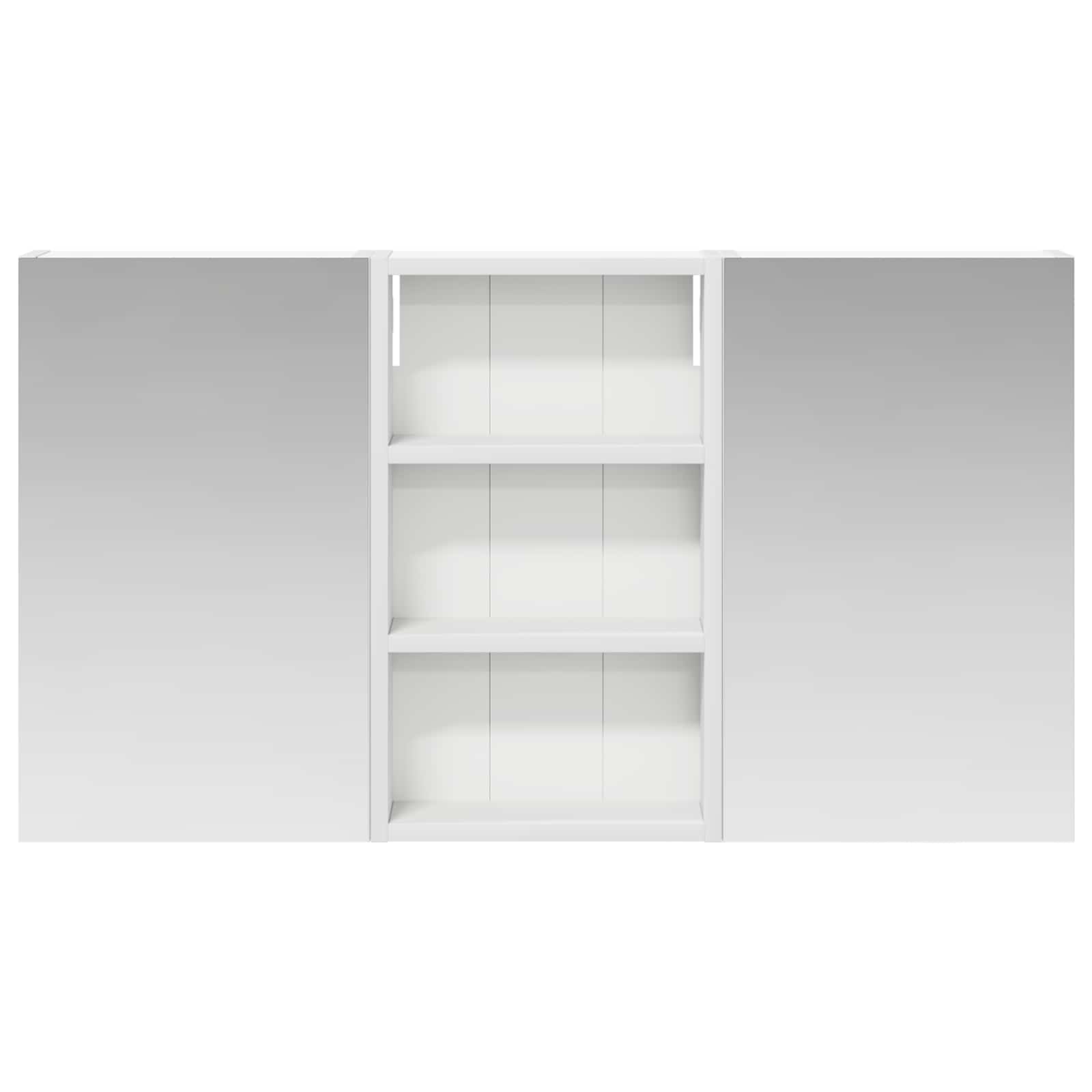 Badezimmerschrank-Set 3 pcs 90 x 10,5 x 50 cm Holzwerkstoff