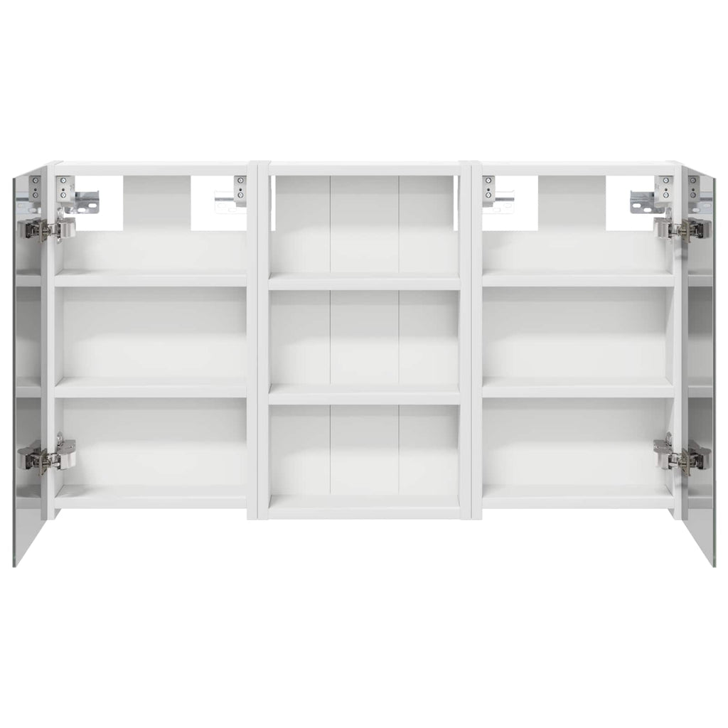 Badezimmerschrank-Set 3 pcs 90 x 10,5 x 50 cm Holzwerkstoff