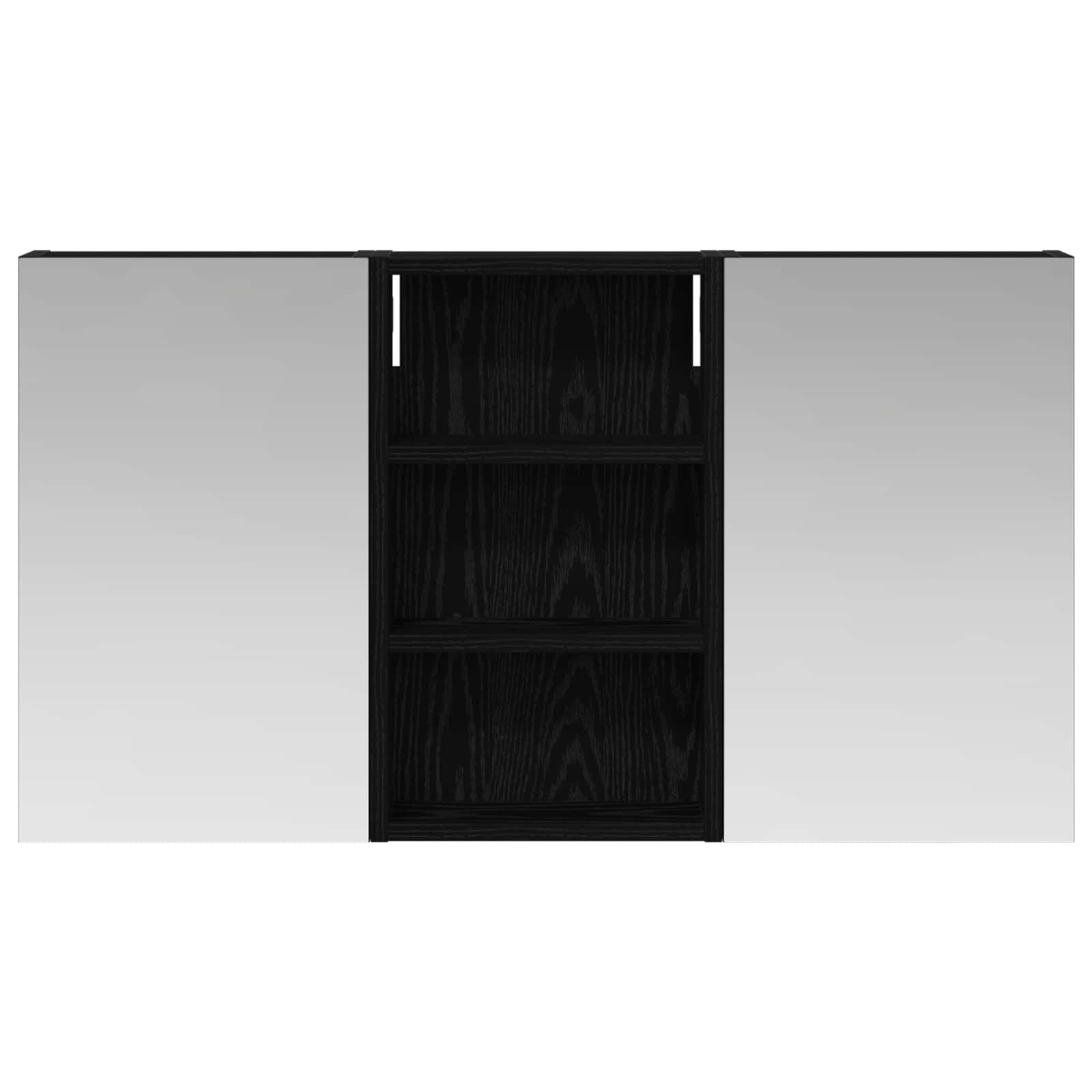 Badezimmerschrank-Set 3 pcs 90 x 10,5 x 50 cm Holzwerkstoff