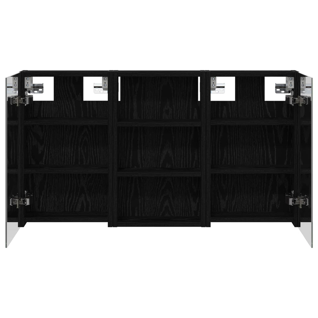 Badezimmerschrank-Set 3 pcs 90 x 10,5 x 50 cm Holzwerkstoff