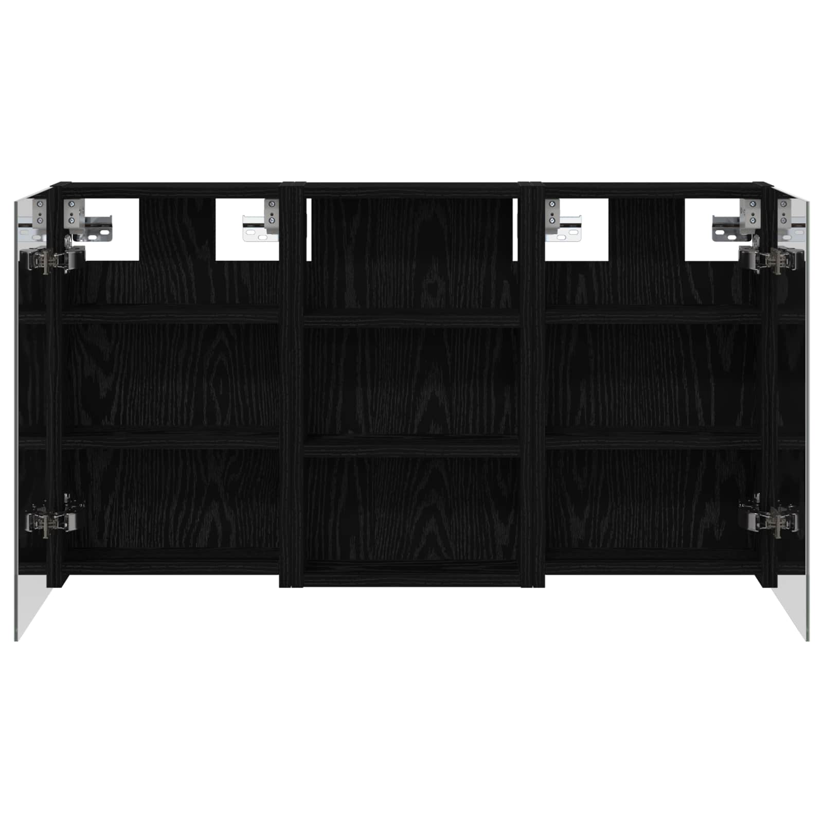 Badezimmerschrank-Set 3 pcs 90 x 10,5 x 50 cm Holzwerkstoff