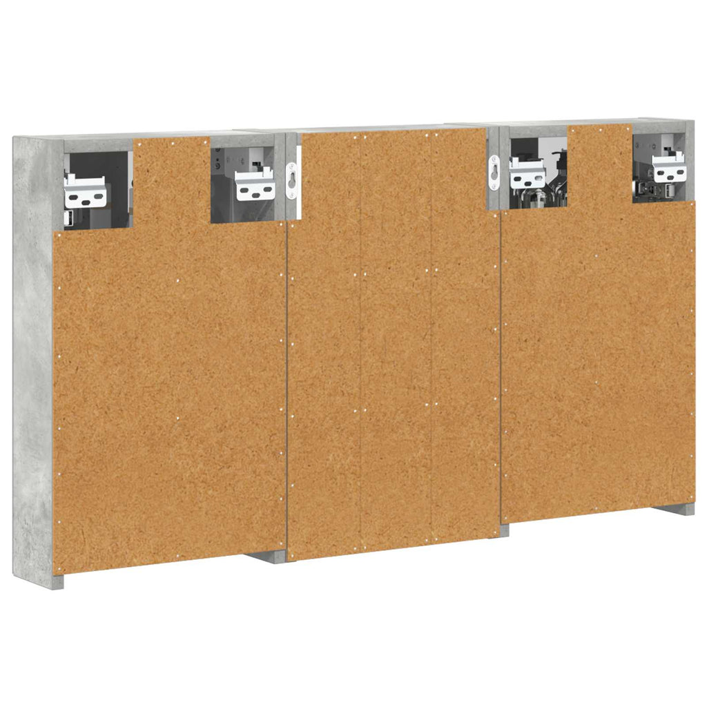 Badezimmerschrank-Set 3 pcs 90 x 10,5 x 50 cm Holzwerkstoff